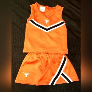 Brand new girls Tx Longhorns cheer uniform, 2T